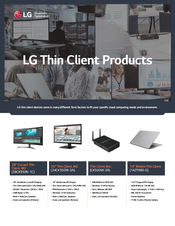 LG Thin Client Products