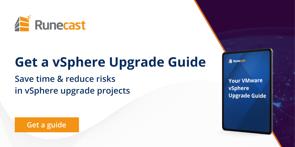 Get a vSphere Upgrade guide